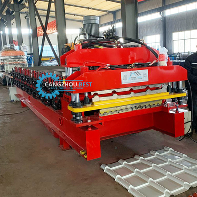 PPGI machine à former des rouleaux à double couche inverseur delta automatique