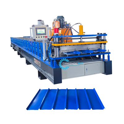 Indonésie Poular 980 Machine de formage de rouleaux de tôles de toiture à profilés à verrouillage à clips