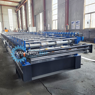 Indonésie Poular 980 Machine de formage de rouleaux de tôles de toiture à profilés à verrouillage à clips
