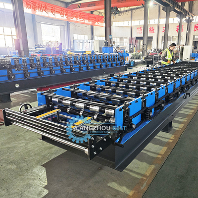 Afrique du Sud Machine de formage à rouleaux à profils de toit à côtes hautes à couche unique 686 IBR