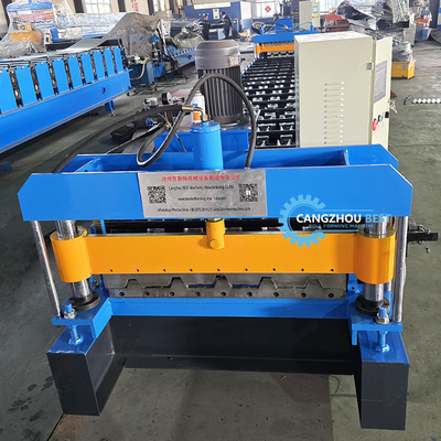 Machine de formage de rouleaux de tôle de toit trapézoïdale IBR