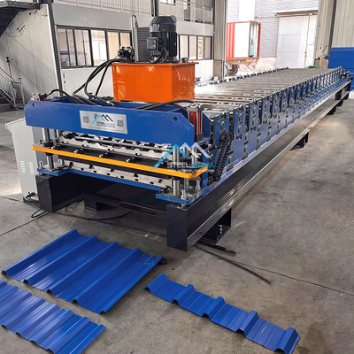 Machine de revêtement de toiture à double couche contrôlée par Delta PLC