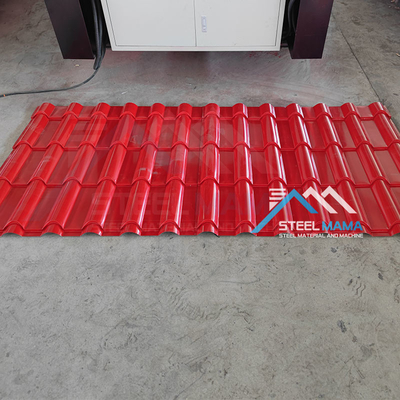 Amérique du Sud Quatre piliers coupeur cadre Trois couches de toiture de feuille de rouleau de formage de machine