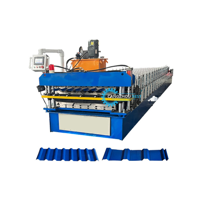 Machine à laminer des feuilles ondulées à double couche avec moteur principal de 3 kW