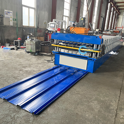 Machine à laminer des feuilles ondulées à double couche avec moteur principal de 3 kW