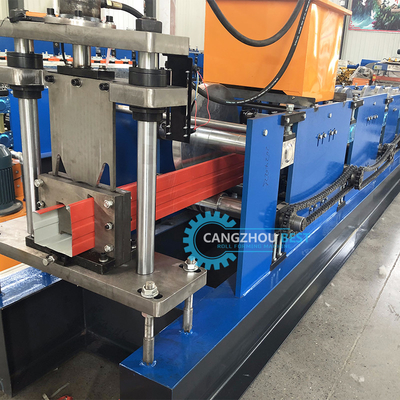 Machine à former des rouleaux de profil de gouttière de pluie galvanisée avec contrôle PLC