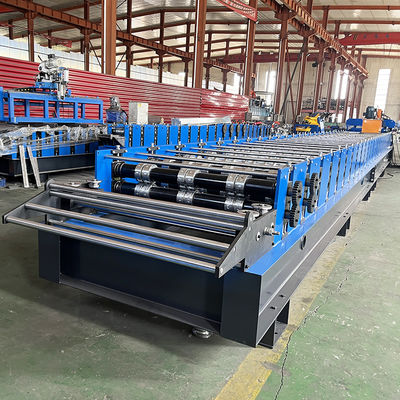 Épaisseur du matériau 1,2 mm Machine de formage de rouleaux de tôle de revêtement à commande PLC