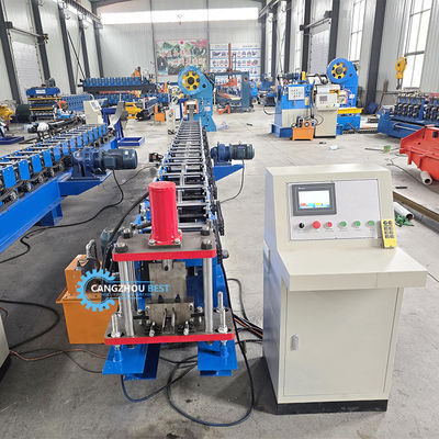 Machine de formage de rouleaux à support vertical en acier galvanisé