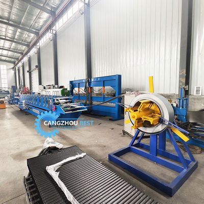 Machine de formage hydraulique de rouleaux en acier galvanisé à profil boîte de faisceau de taille multiple fabrication