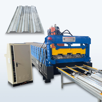 Machine de formage de rouleaux pour plancher 1250mm Contrôle PLC 22kw