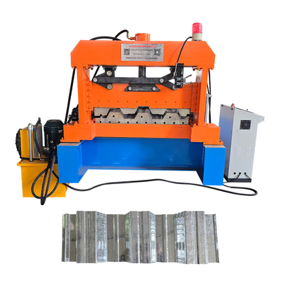 Machine de formage de rouleaux pour plancher 1250mm Contrôle PLC 22kw