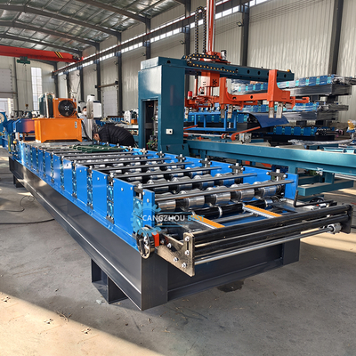 Machine hydraulique à haute vitesse pour la formation de rouleaux de carreaux de toiture en métal
