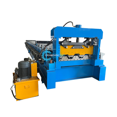 Machine de formage de rouleaux pour plancher 1250mm Contrôle PLC 22kw