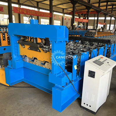Machine de formage de rouleaux pour plancher 1250mm Contrôle PLC 22kw