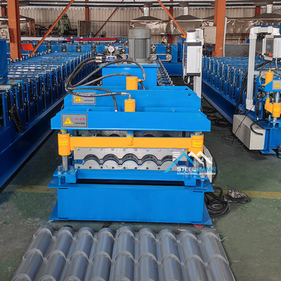 Machine automatique de formage de tuiles de toit avec contrôle PLC 3KW