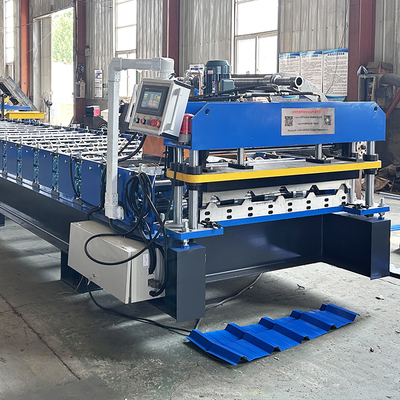 Machine de formage de rouleaux de tôles de toiture en acier pour la vente