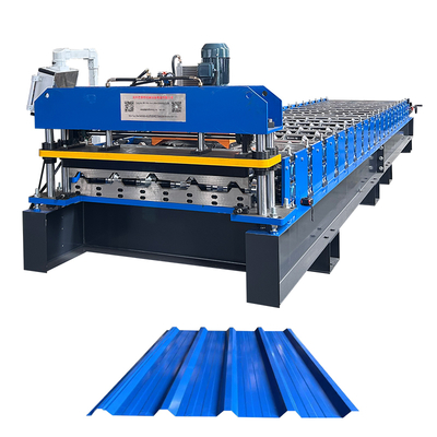 Machine de formage de rouleaux de tôles de toiture en acier pour la vente