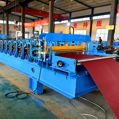 Machine de formage de tôles de toiture, 0,3-0,8 mm, contrôle PLC, 8-15 m/min