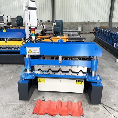 Machine de formage de tôles de toiture, 0,3-0,8 mm, contrôle PLC, 8-15 m/min