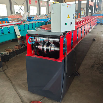 L'Amérique est populaire avec la machine de formage de rouleaux de faîtage de 400 mm entièrement automatique et à haut rendement