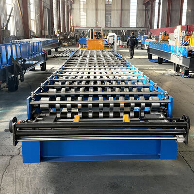 Machine de formage de rouleaux de tuiles vitrées Monaco, matériaux de construction, 0,35-0,6 mm