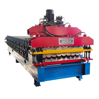 Double couche deux profils dans une machine de fabrication de tuiles vernissées et de panneaux de toit R101