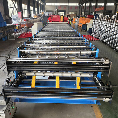 Double couche deux profils dans une machine de fabrication de tuiles vernissées et de panneaux de toit R101