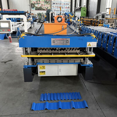 Une machine, deux profils, des possibilités illimitées ! Machine de fabrication de toit à conversion automatique à double couche