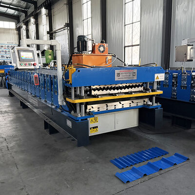 Une machine, deux profils, des possibilités illimitées ! Machine de fabrication de toit à conversion automatique à double couche