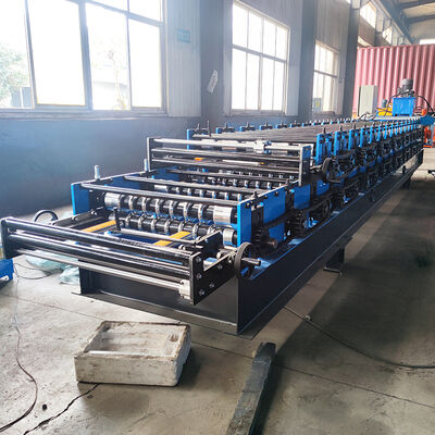Deux profilés IBR et toit ondulé dans une seule machine Production à grande vitesse, machine de découpe de précision
