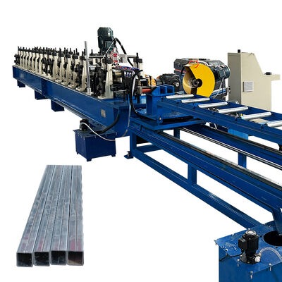 Machine de formage de tubes à souder au laser pour profilés en acier à coupe rapide sans arrêt 20x20-40x40mm