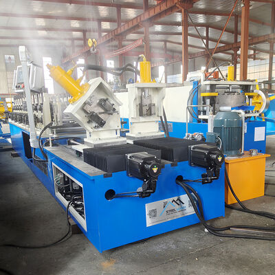 Machine de formage de rouleaux de goujons et de chenilles à double ligne à grande vitesse de profil Poular du Mexique