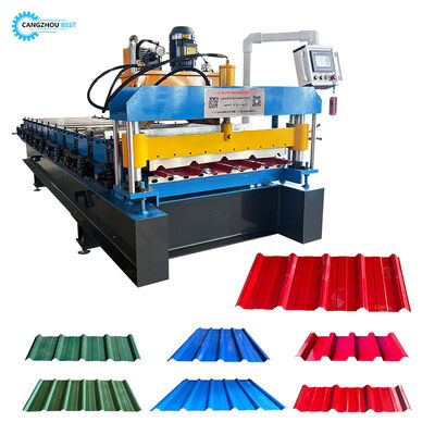 Zambie Populaire machine de formage de tôles de toiture à rouleaux de profilés en acier IT4 840