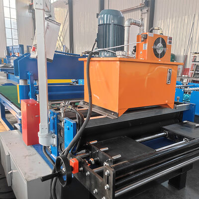 Feuille de bobine d'acier en acier galvanisé coupée à longueur, machine de formage avec empileur automatique