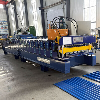 Machine de formage de rouleaux de panneaux de toit en métal 2 en 1