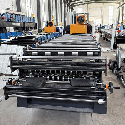 Double Deck Steel Roofing Manufacturing Machine