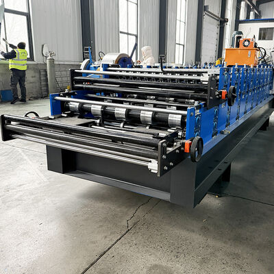 Fabricant de machines de formage de rouleaux à double couche IBR et ondulés