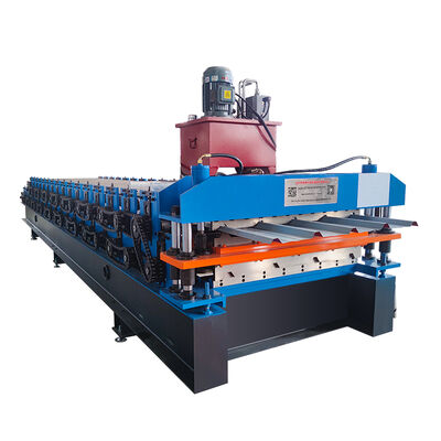 Machine de formage de rouleaux de tuiles de toit double couche à grande vitesse pour IBR et feuilles ondulées