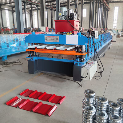Machine de formage de rouleaux de tuiles de toit double couche à grande vitesse pour IBR et feuilles ondulées