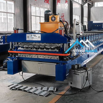 Machine de formage de carreaux ondulés et vernissés double couche