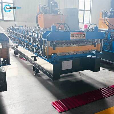 Machine de formage de rouleaux à double couche pour panneaux de toit et de murs Machine de formage multifonctionnelle d'acier coloré à double couche