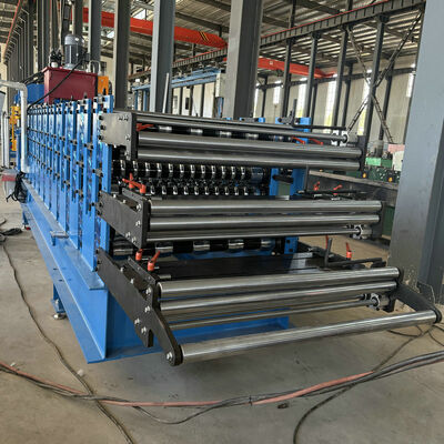 Machine de formage de rouleaux de tôles de toiture à trois couches populaires en Afrique en acier galvanisé