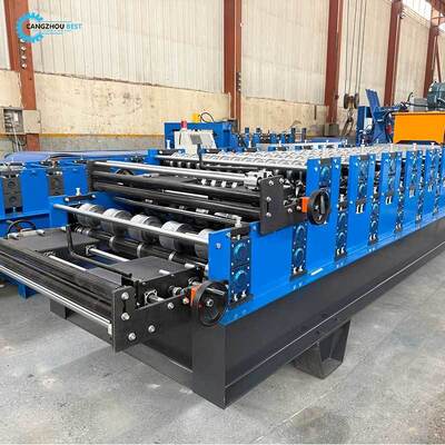 Fabrication de tôles de toiture en tôle ondulée à double couche trapézodienne IBR feuille 840&836