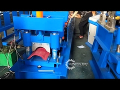 ce en acier de Ridge Cap Roll Forming Machine de toit de tuile de couleur de 0.4mm