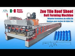 Mexique Design populaire Roofing Carreaux Rouleau Former Machine Guide hydraulique Pilier 3D Coupeur espagnol
